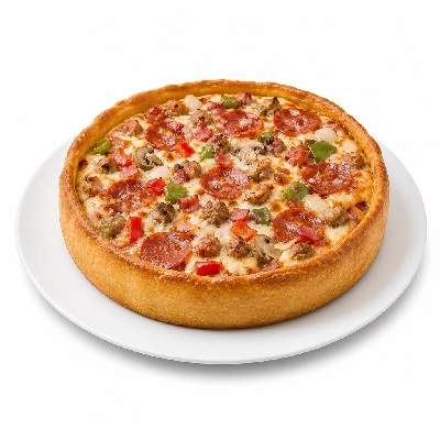 BJ's Restaurant & Brewhouse Signature Deep Classic Combo Pizza Mini