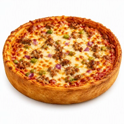 BJ's Restaurant & Brewhouse Signature Deep Favorite Pizza Large
