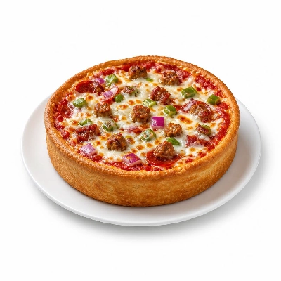 BJ's Restaurant & Brewhouse Signature Deep Favorite Pizza Mini