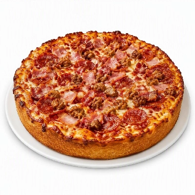 BJ's Restaurant & Brewhouse Signature Deep Gourmet Five Meat Pizza Large