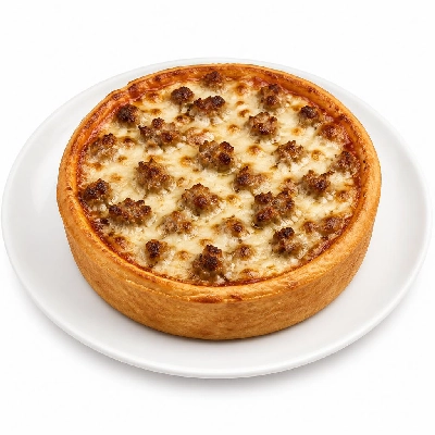 BJ's Restaurant & Brewhouse Signature Deep Gourmet Five Meat Pizza Mini