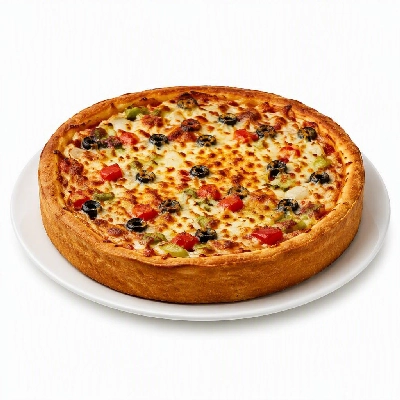BJ's Restaurant & Brewhouse Signature Deep Mediterranean Pizza Medium