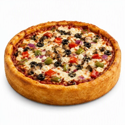 BJ's Restaurant & Brewhouse Signature Deep Mediterranean Pizza Small