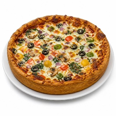BJ's Restaurant & Brewhouse Signature Deep Vegetarian Pizza Large