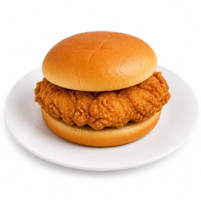 BJ's Restaurant & Brewhouse Southern Comfort Fried Chicken Sandwich with Fries