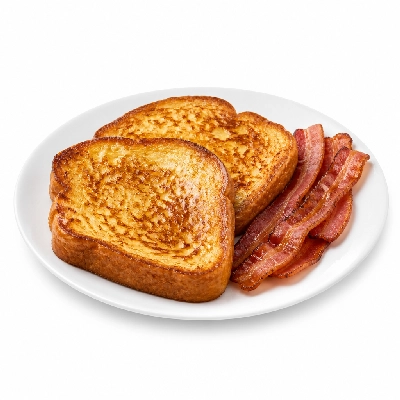 Black Bear Diner Breakfast Bear's Choice French Toast with Bacon