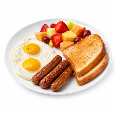Black Bear Diner Breakfast Black Bear Standards Link & Eggs Fruit Toast