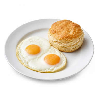 Black Bear Diner Breakfast Black Bear Standards Two Eggs with Country Potatoes and Biscuit