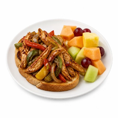 Black Bear Diner Breakfast Chicken Fajita Fruit Toast