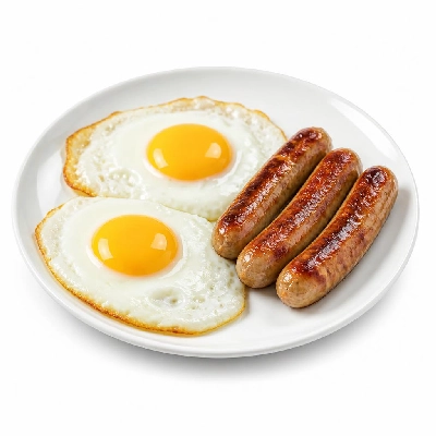 Black Bear Diner Breakfast Chicken Sausage and Eggs High Range