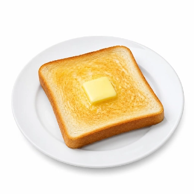 Black Bear Diner Breakfast Extras White Bread Toast with Butter