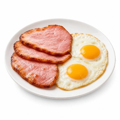 Black Bear Diner Breakfast Hickory Smoked Ham and Eggs