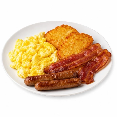 Black Bear Diner Breakfast Hungry Bear's Breakfast Bigfoot with Hash Browns