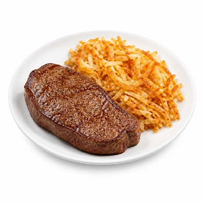 Black Bear Diner Breakfast Hungry Bear's Breakfast New York Steak with Hash Brown