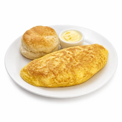 Black Bear Diner Breakfast Joe's Hobo Omelette Include Biscuit and Butter Blend