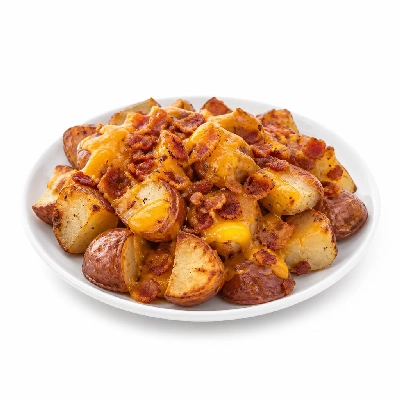 Black Bear Diner Breakfast Sides Country Red Potatoes Loaded with Cheddar Cheese and Bacon