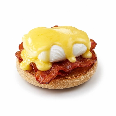 Black Bear Diner Breakfast Specialty California Bacon Benedict with Country Potatoes
