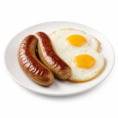 Black Bear Diner Chicken Apple Sausage and Eggs
