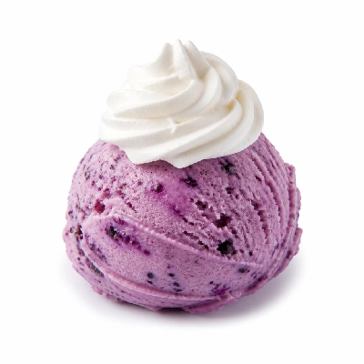 Black Bear Diner Cubs' Menu Scoop of Huckleberry Heaven Ice Cream with Whipped Cream