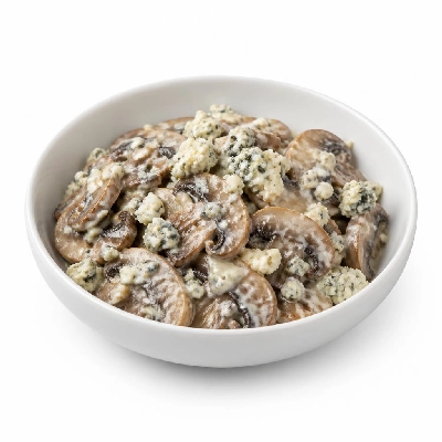 Black Bear Diner Dinner Add on Bleu Cheese and Mushrooms
