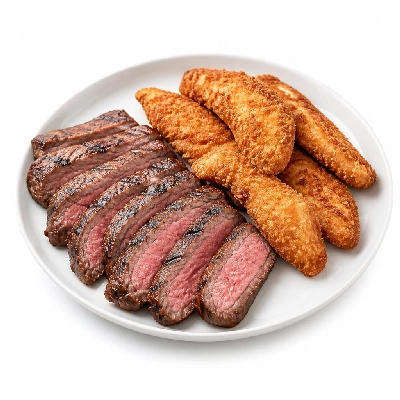 Black Bear Diner Dinner Combos Tri-Tip and Chicken Strips High Range