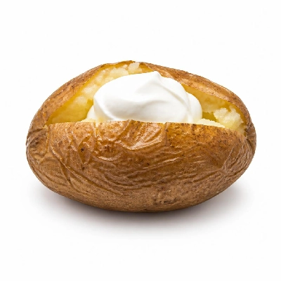Black Bear Diner Dinner Extras Sides Baked Potato with Sour Cream
