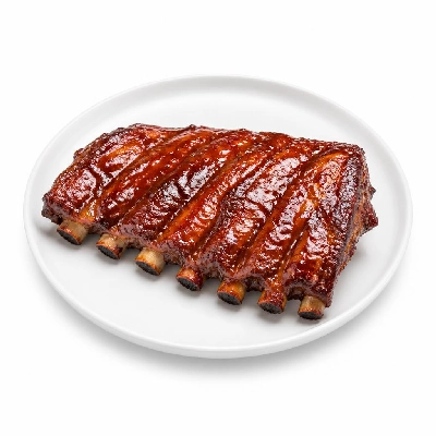 Black Bear Diner Dinner Good Old-Fashioned Comfort BBQ Pork Ribs with Linguica Beans