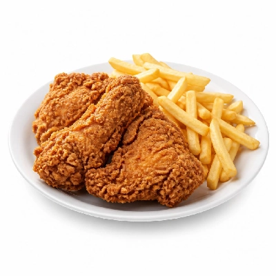 Black Bear Diner Dinner Good Old-Fashioned Comfort Fried Chicken with Fries