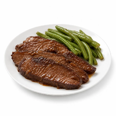 Black Bear Diner Dinner Good Old-Fashioned Comfort Pot Roast with Linguica Beans