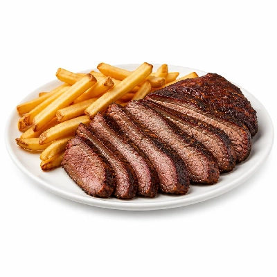 Black Bear Diner Dinner Good Old-Fashioned Comfort Roadhouse BBQ Tri-Tip Plate with Fries