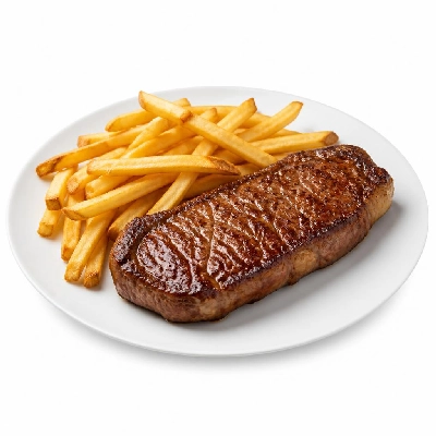 Black Bear Diner Dinner Steaks New York with Fries