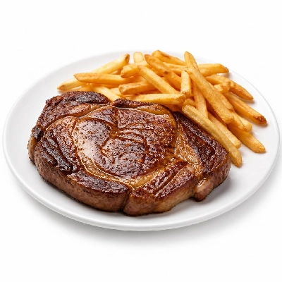 Black Bear Diner Dinner Steaks Rib Eye with Fries
