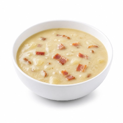 Black Bear Diner Lunch a Little Less Classic Cream of Potato with Bacon Soup of the Day Bowl