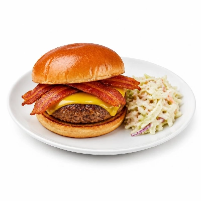 Black Bear Diner Lunch Big Bear Burgers Bob's Bacon Burger Cole Slaw