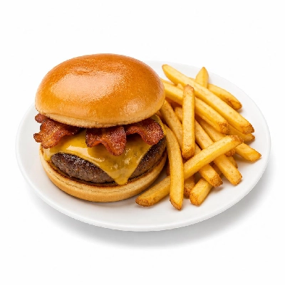 Black Bear Diner Lunch Big Bear Burgers Bob's Bacon Burger Fries