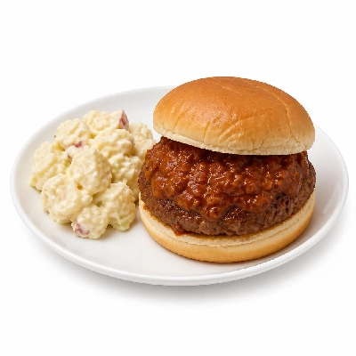 Black Bear Diner Lunch Big Bear Burgers Chili Burger Potato Salad