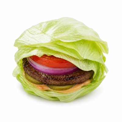 Black Bear Diner Lunch Big Bear Burgers Substitute Iceberg Lettuce Wrap