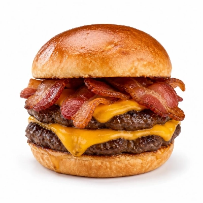 Black Bear Diner Lunch Burger Stacks Bacon Cheddar Stuffed Soup