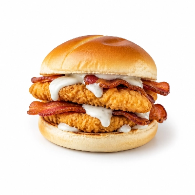 Black Bear Diner Lunch Chicken Strips Bacon Ranch Dressing Sandwiches and Strips