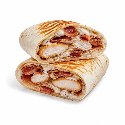 Black Bear Diner Lunch Crispy Chicken Bacon Ranch Wrap Sandwiches & Strips