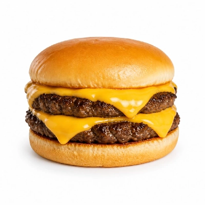Black Bear Diner Lunch Old-Fashioned Burger Basket Combo Double Cheeseburger
