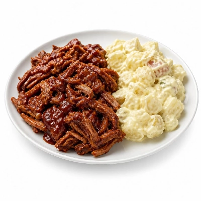 Black Bear Diner Lunch Specialty BBQ Pulled Pork Potato Salad