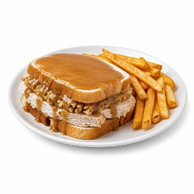 Black Bear Diner Lunch Specialty Gobbler W Fries