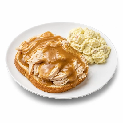 Black Bear Diner Lunch Specialty Gobbler with Potato Salad