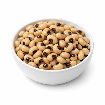 Black eyed peas boiled without salt