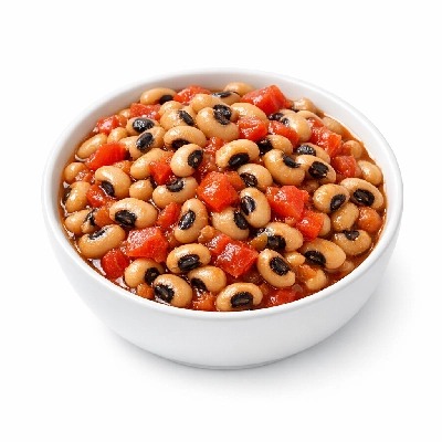 Black-eyed peas with tomatoes
