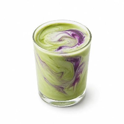 Black Sheep Coffee Blueberry Matcha Latte Almond Milk Large