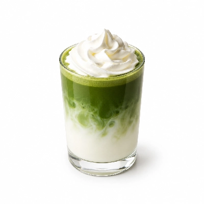 Black Sheep Coffee Blueberry Matcha Latte Coconut Milk & Whipped Cream Large