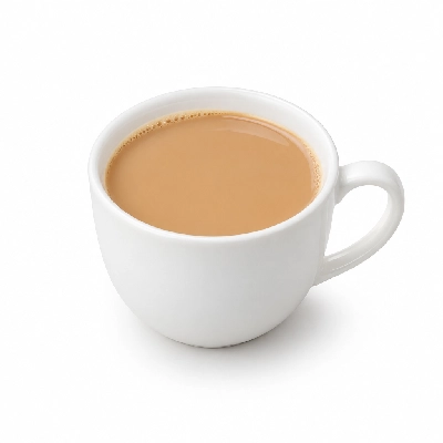 Black Sheep Coffee English Breakfast Tea Almond Milk Regular