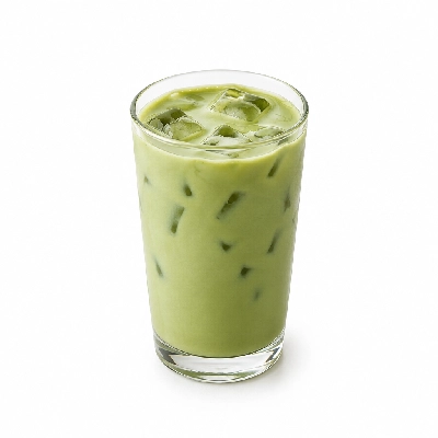 Black Sheep Coffee Iced Blueberry Matcha Latte Almond Milk Large